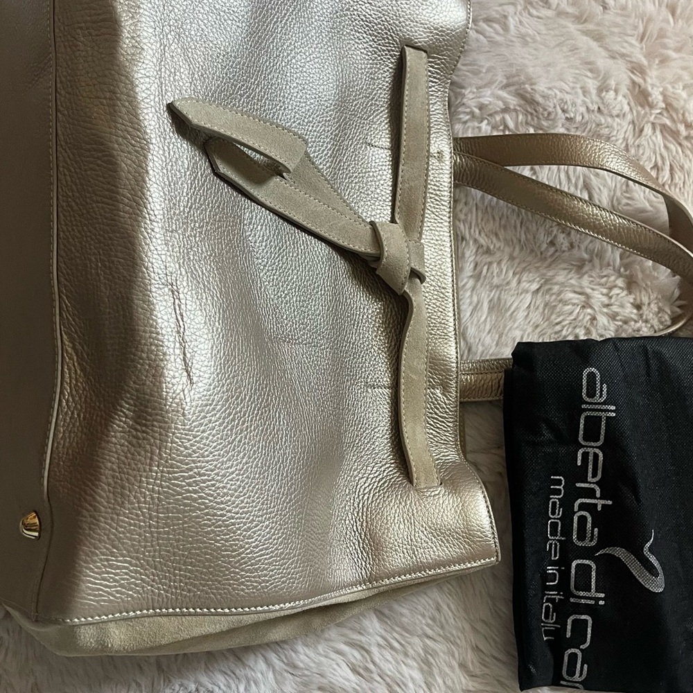 Alberta Di Canio Metallic Tote Bag - Picture 7 of 9